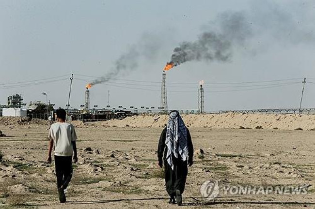 이라크 바스라 지역 유전