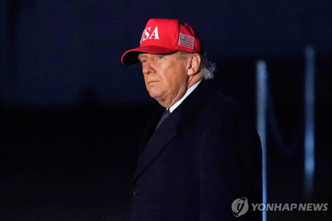 도널드 트럼프 미국 대통령